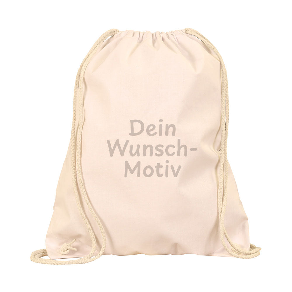 Turnbeutel-Rucksack mit individuellem Druck - kinder-druckerei.de