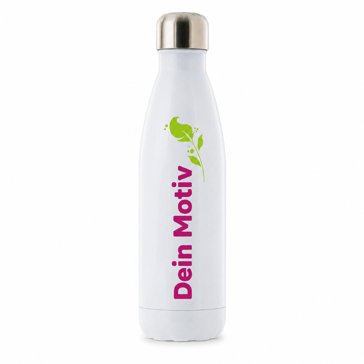 Thermosflasche / Isolierflasche aus Edelstahl mit individuellem Farbdruck