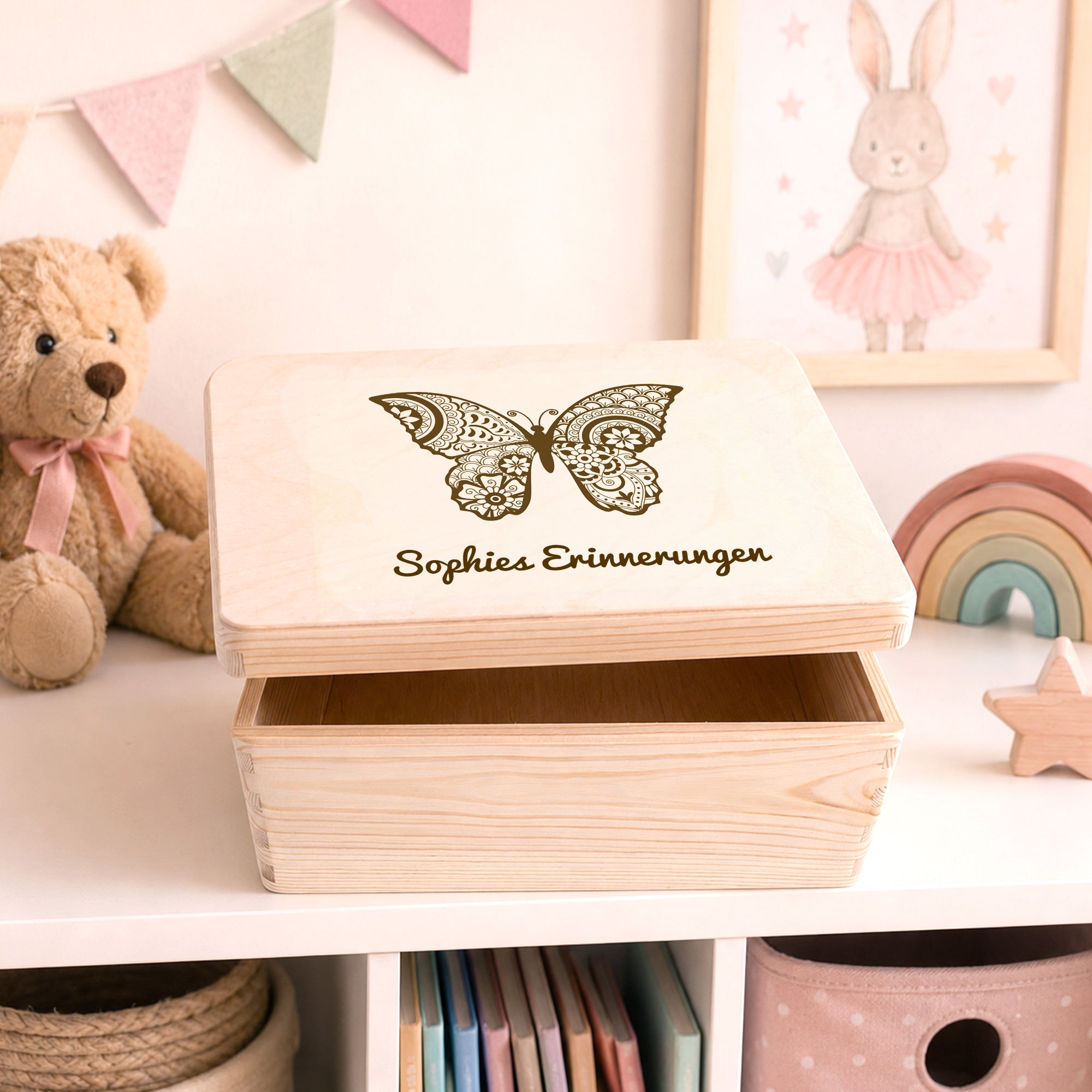 Wooden popsicle sticks, plant labels, craft sticks with custom engraving (10 pieces)