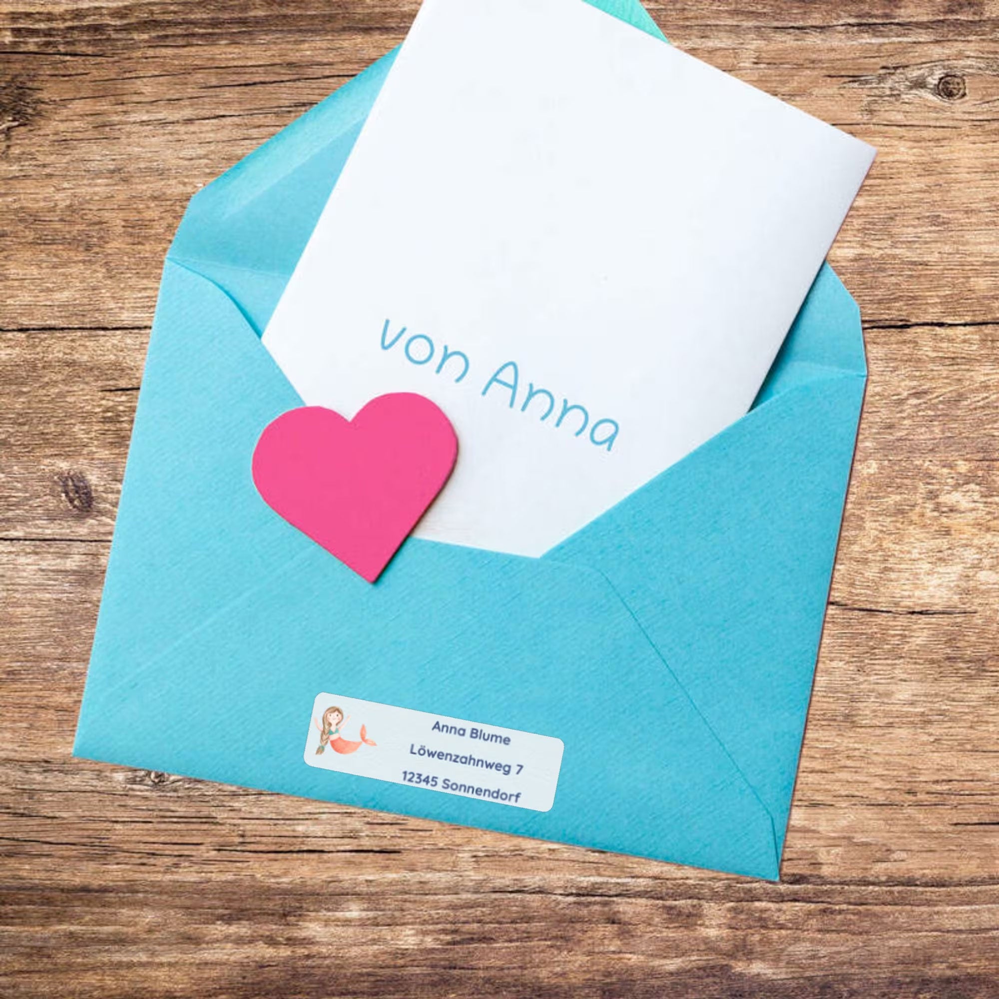 Mehrzeilige Namensaufkleber Aquarell (110 Stück 50x15 mm) - kinder-druckerei.de