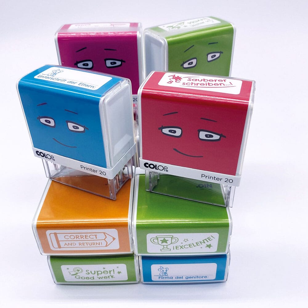 NIO School Lehrerstempel - Arbeite bitte sorgfältig