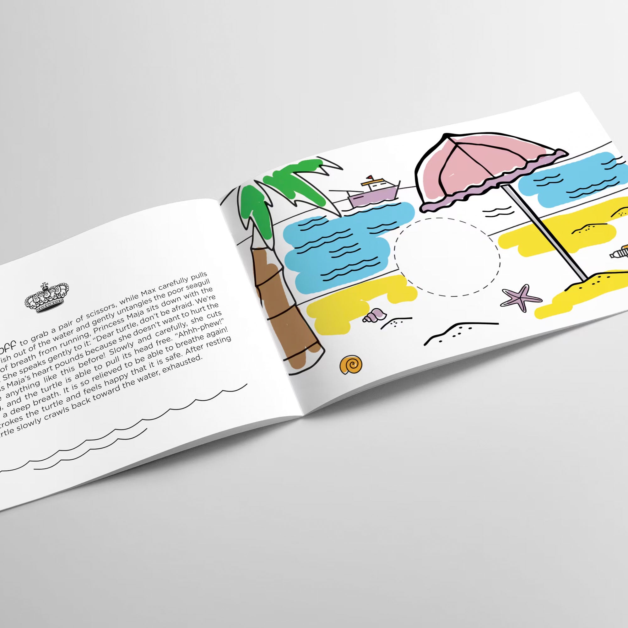 Colop Stempel Set - Stamp Stories (6 Korkstempel + Stempelkissen + Stempelheft) - kinder-druckerei.de