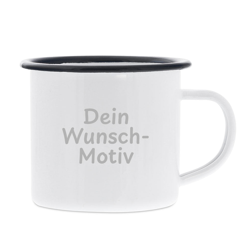 Emaille-Tasse mit Kindermotiv & individuellem Druck - kinder-druckerei.de