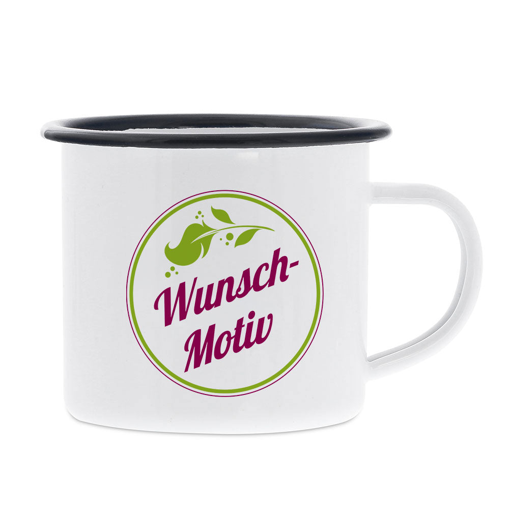 Emaille-Tasse mit Personalisierung