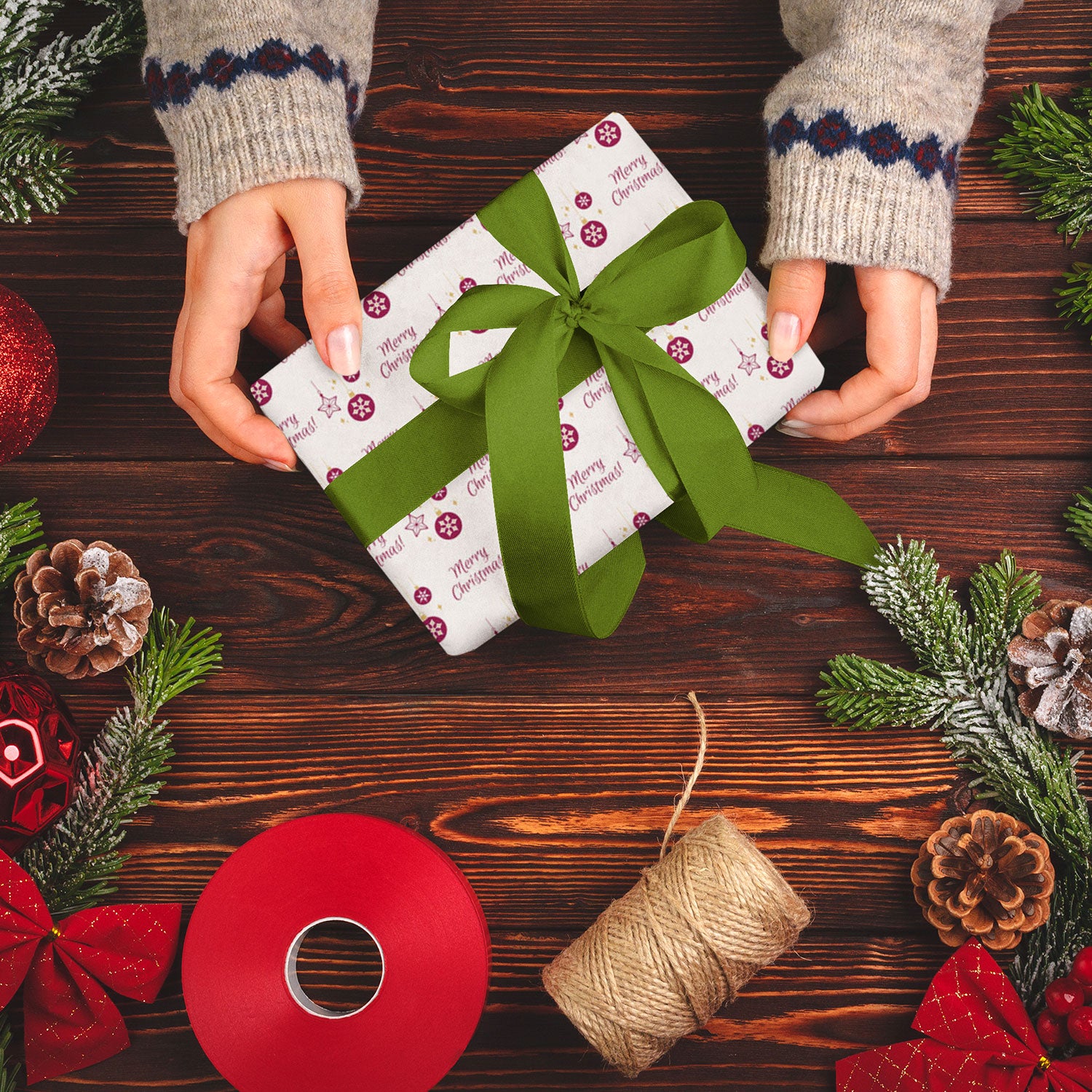 Geschenkpapier mit individuellem Druck - kinder-druckerei.de