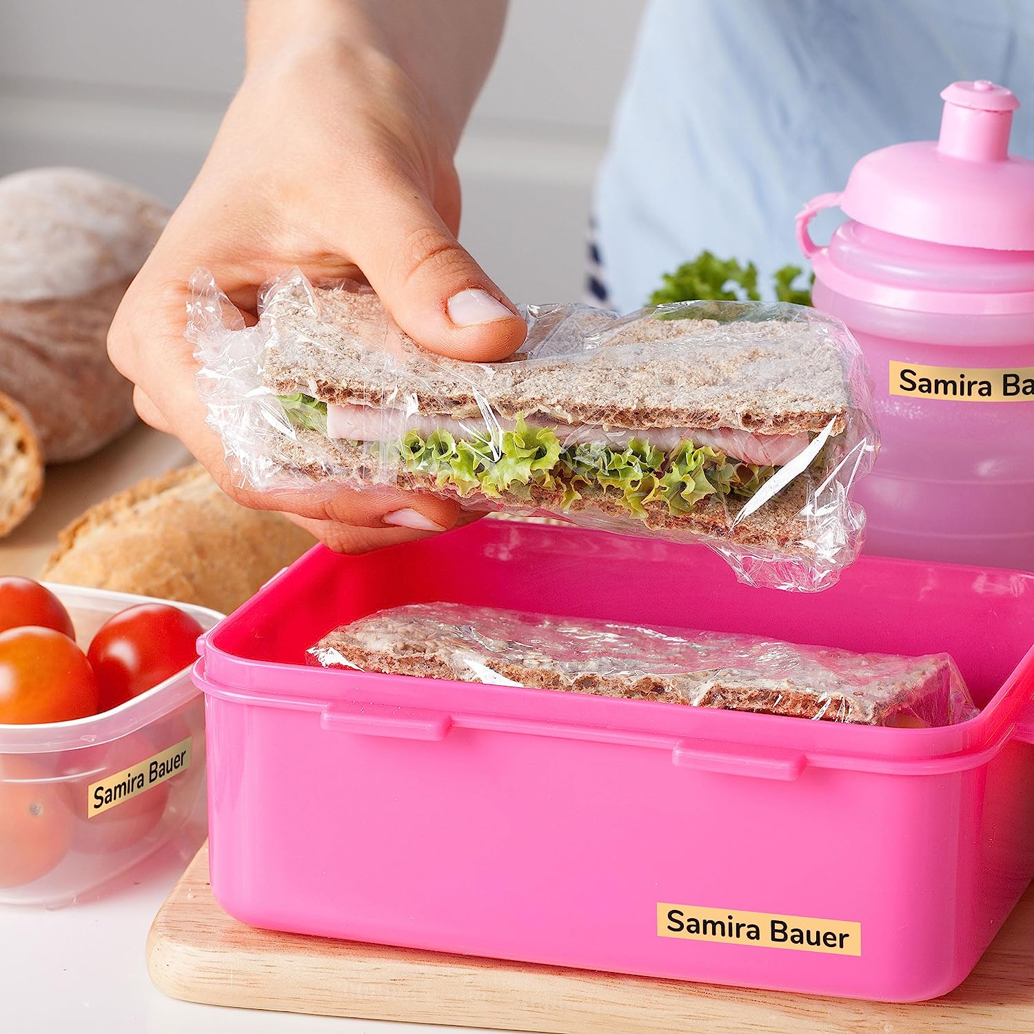 Namensetiketten mit Kindermotiv
