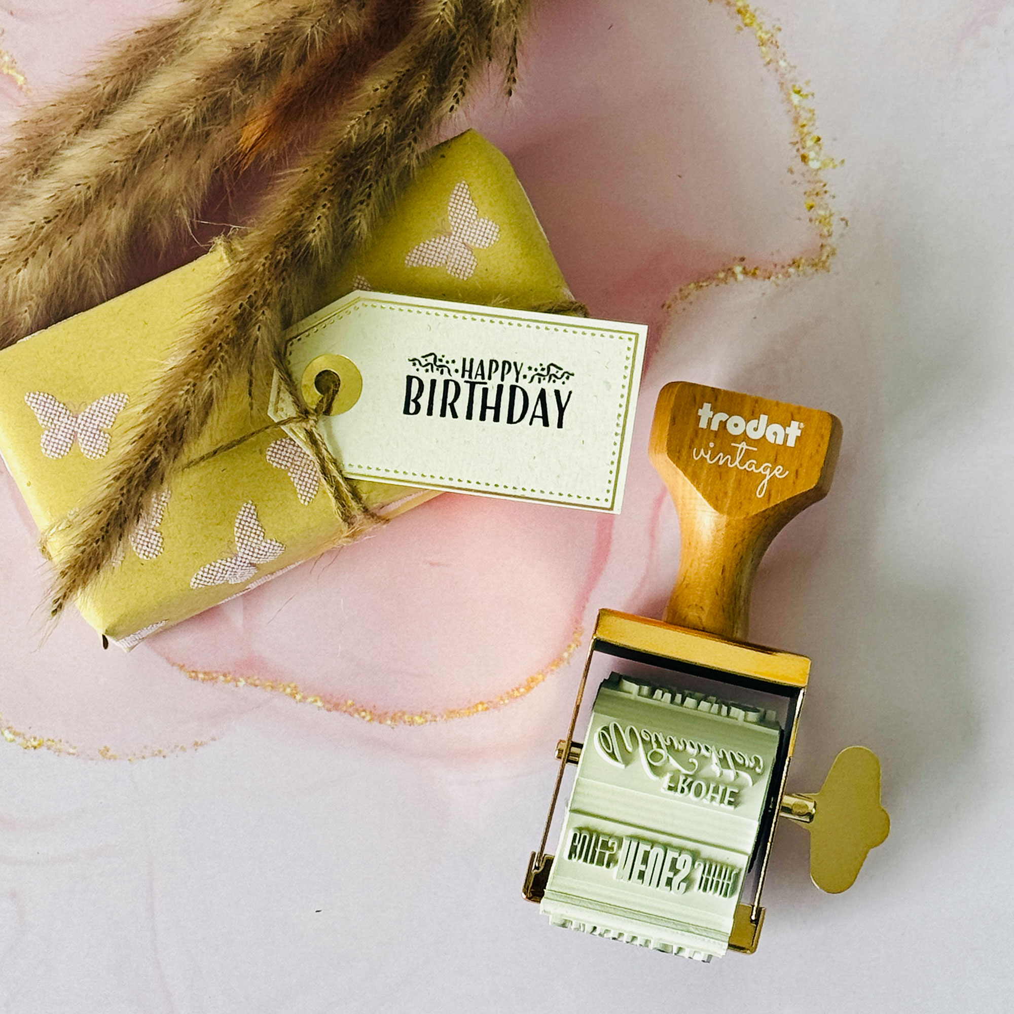 TRODAT Vintage Stempel – Besondere Anlässe - kinder-druckerei.de