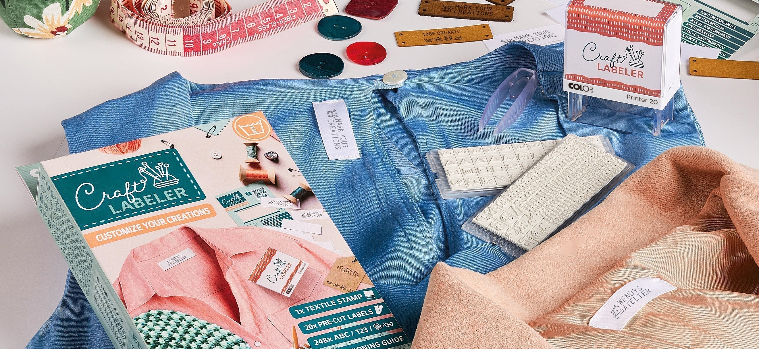 Colop Craft Labeler – Handmade-Textilien stilvoll kennzeichnen