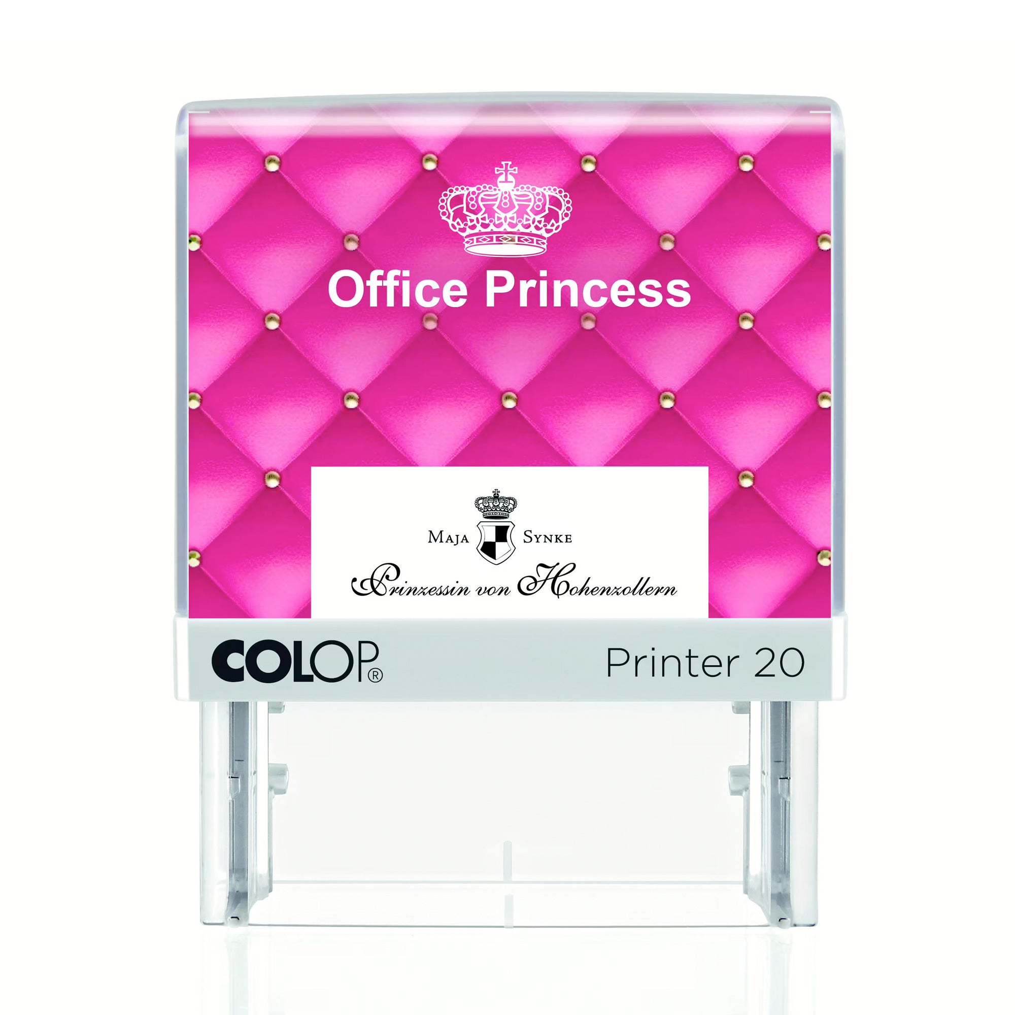 Colop Printer DIY Büro-Stempel Set Office Princess (47x18 mm - 4 Zeilen) - kinder-druckerei.de