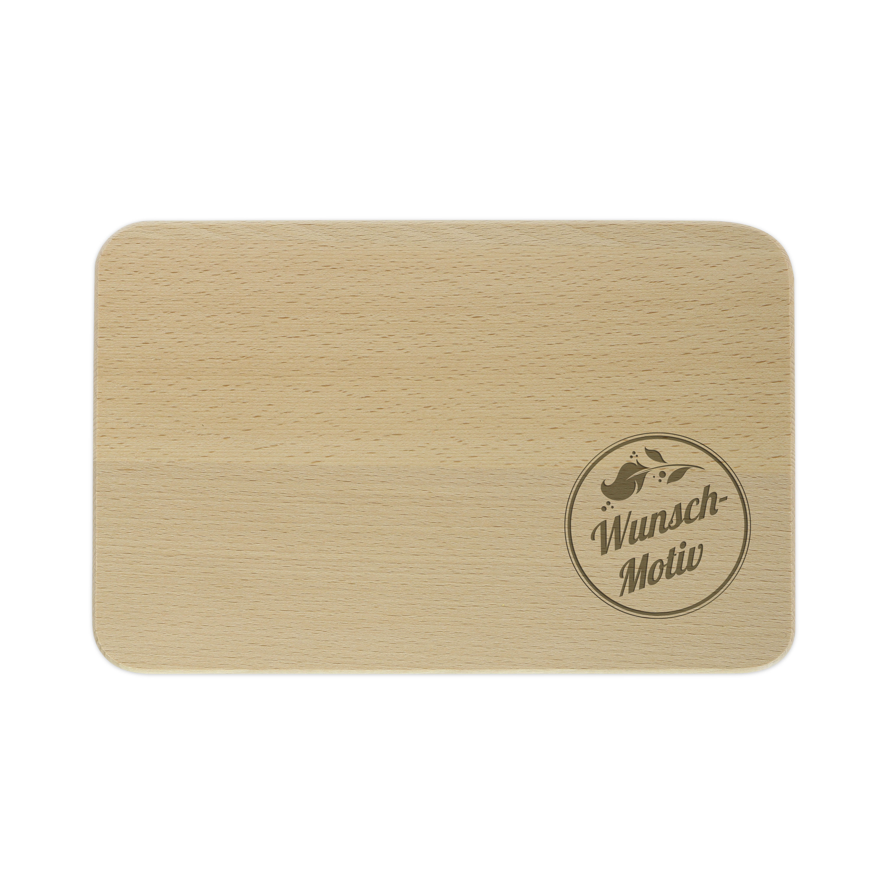 Frühstücksbrettchen mit Gravur – personalisierbar mit Text, Logo oder Foto