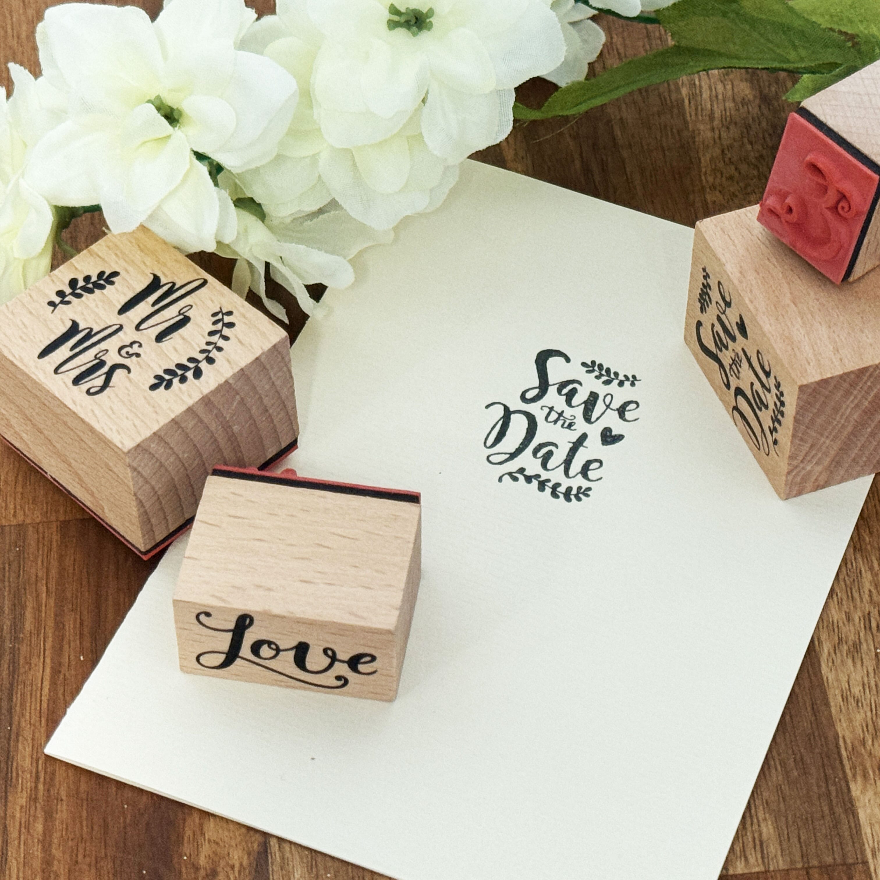 HEYDA Stempel-Set „Hochzeit“ (11 Stück)