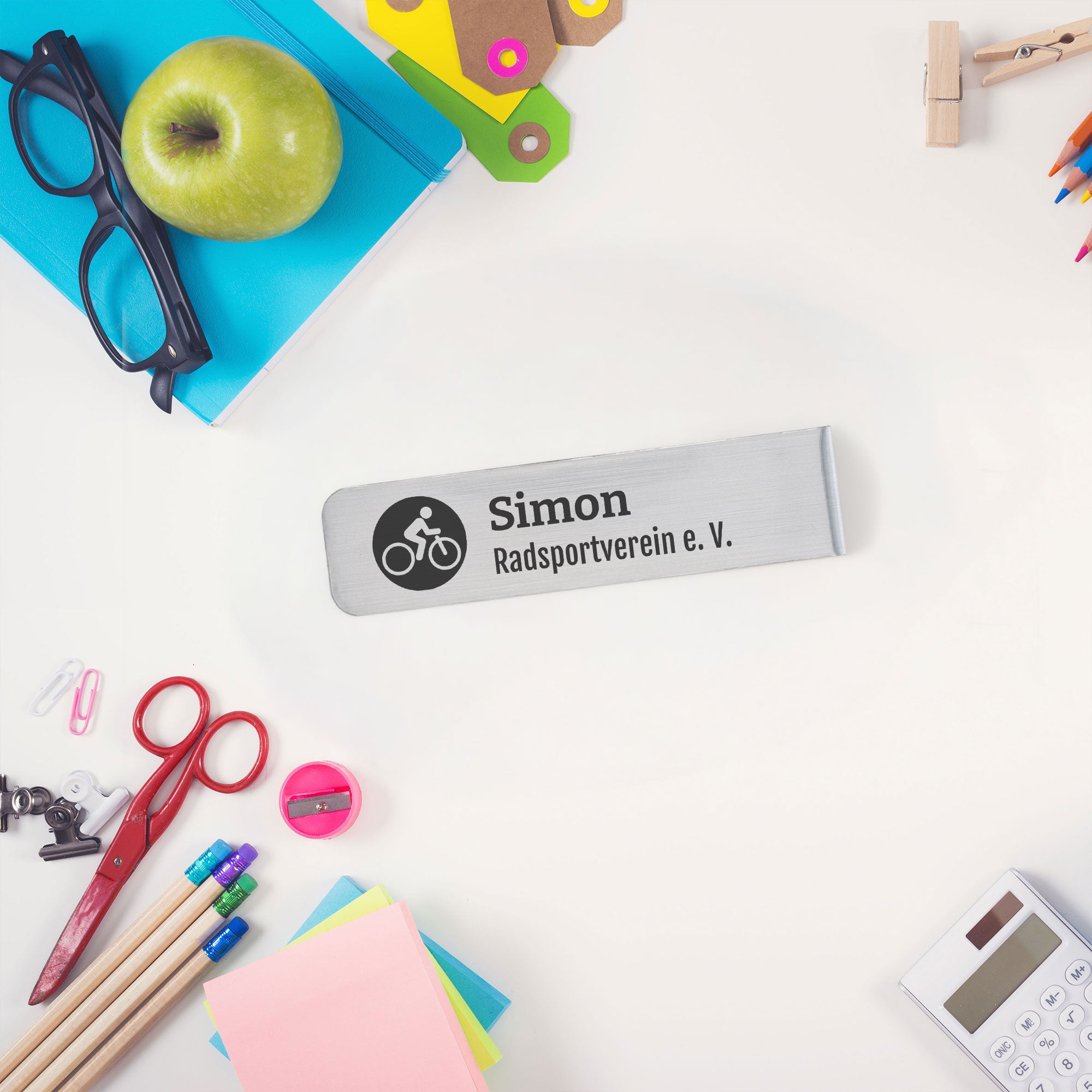 Personalisiertes Magnet-Lesezeichen mit Gravur