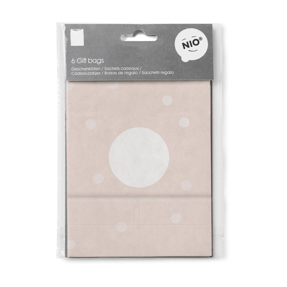 NIO Geschenktüte Craft (170x155 mm - 6 Stück)