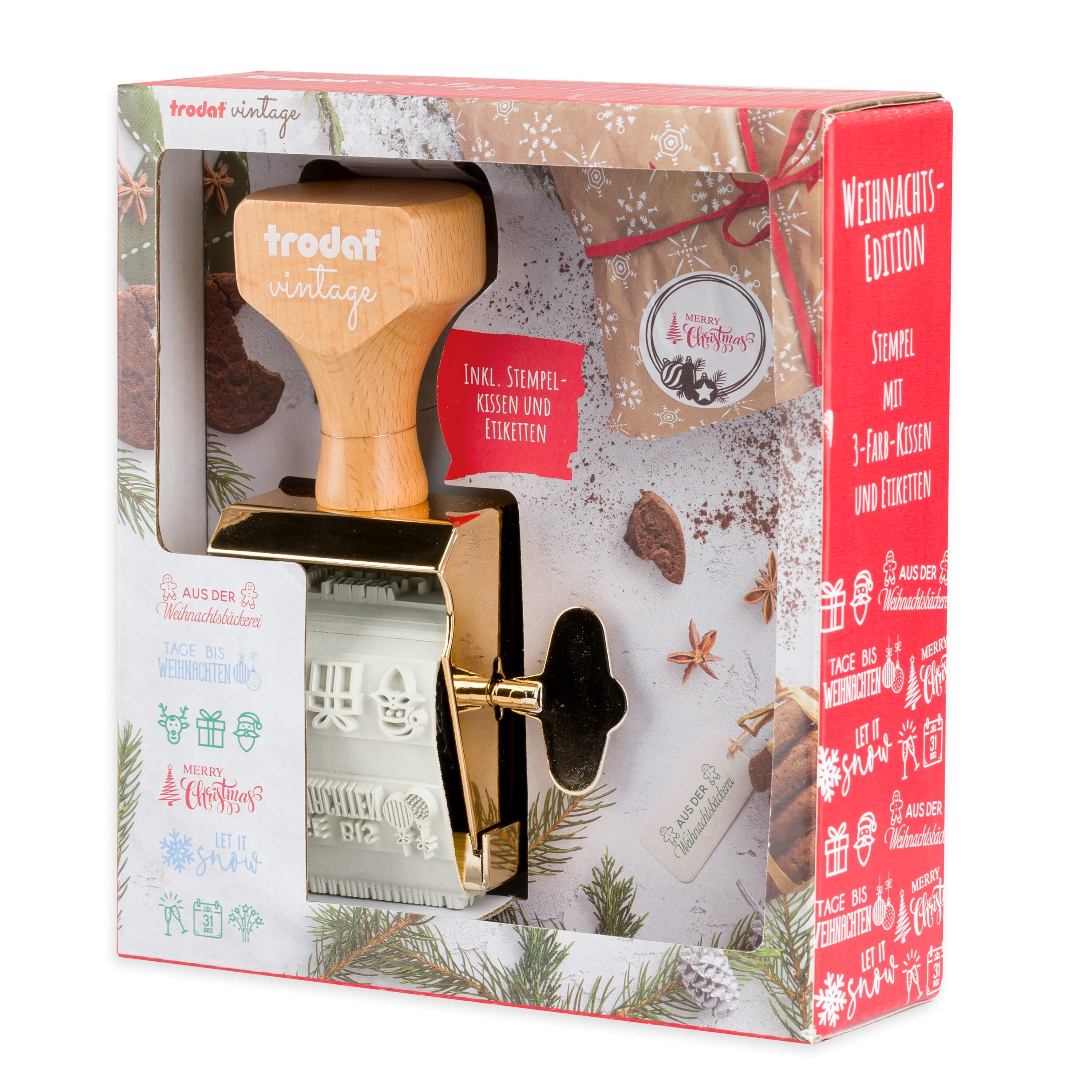 TRODAT Vintage Stempel Weihnachten "Winter Edition"