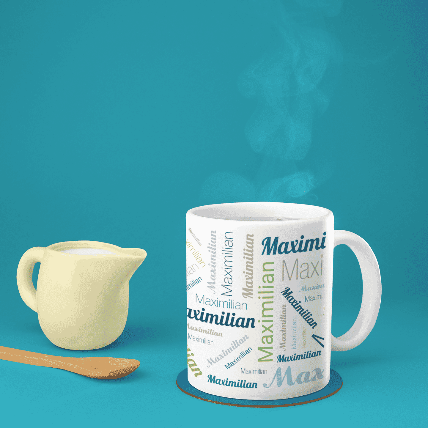 Personalisierte Keramiktasse mit Namen – Individuell bedruckte Tasse als Geschenkidee