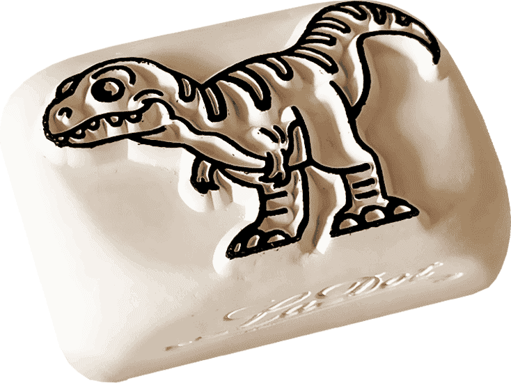 LaDot Stein - "Dino" (2,5 x 5 cm) - Temporärer Tattoo Stempel