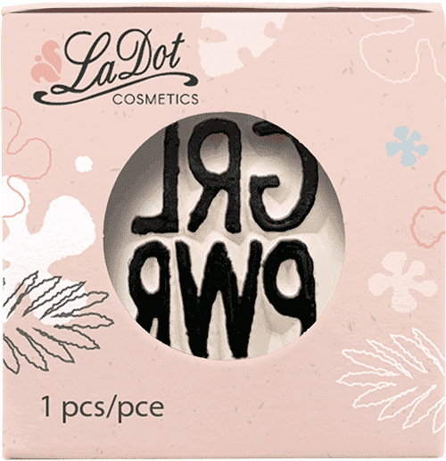 LaDot Stein "Girlpower" (1,5 x 1,5 cm) - Temporärer Tattoo Stempel