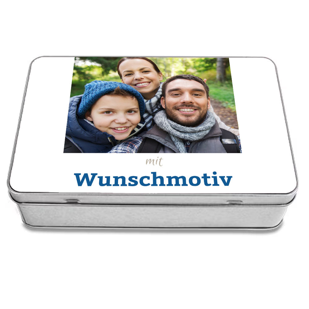 Keksdose / Metalldose mit Wunschmotiv – Personalisierte Geschenkdose