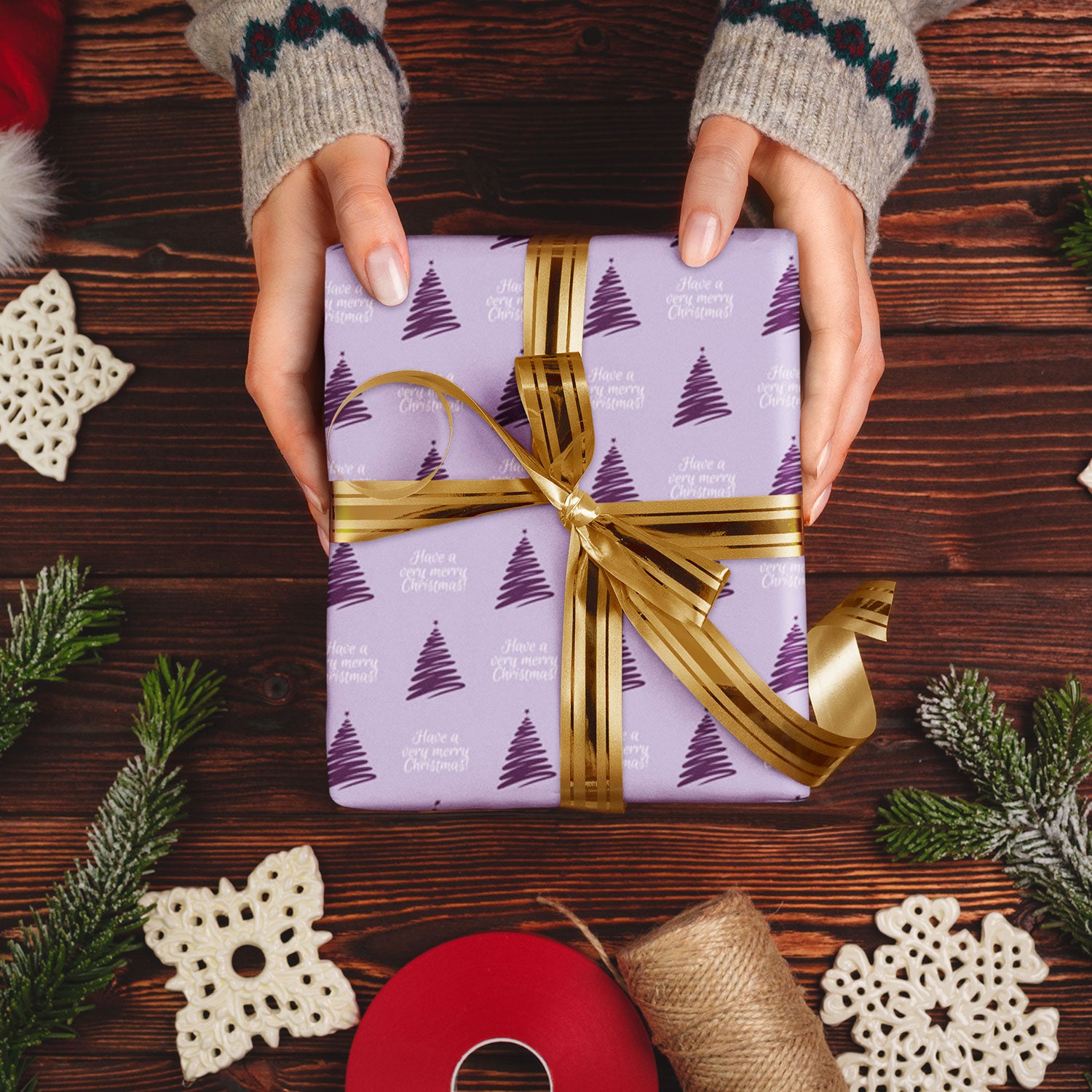 Geschenkpapier mit individuellem Druck - kinder-druckerei.de