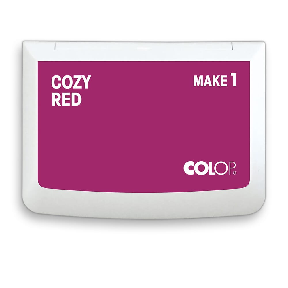 COLOP MAKE Stempelkissen dunkelrot (cozy red)