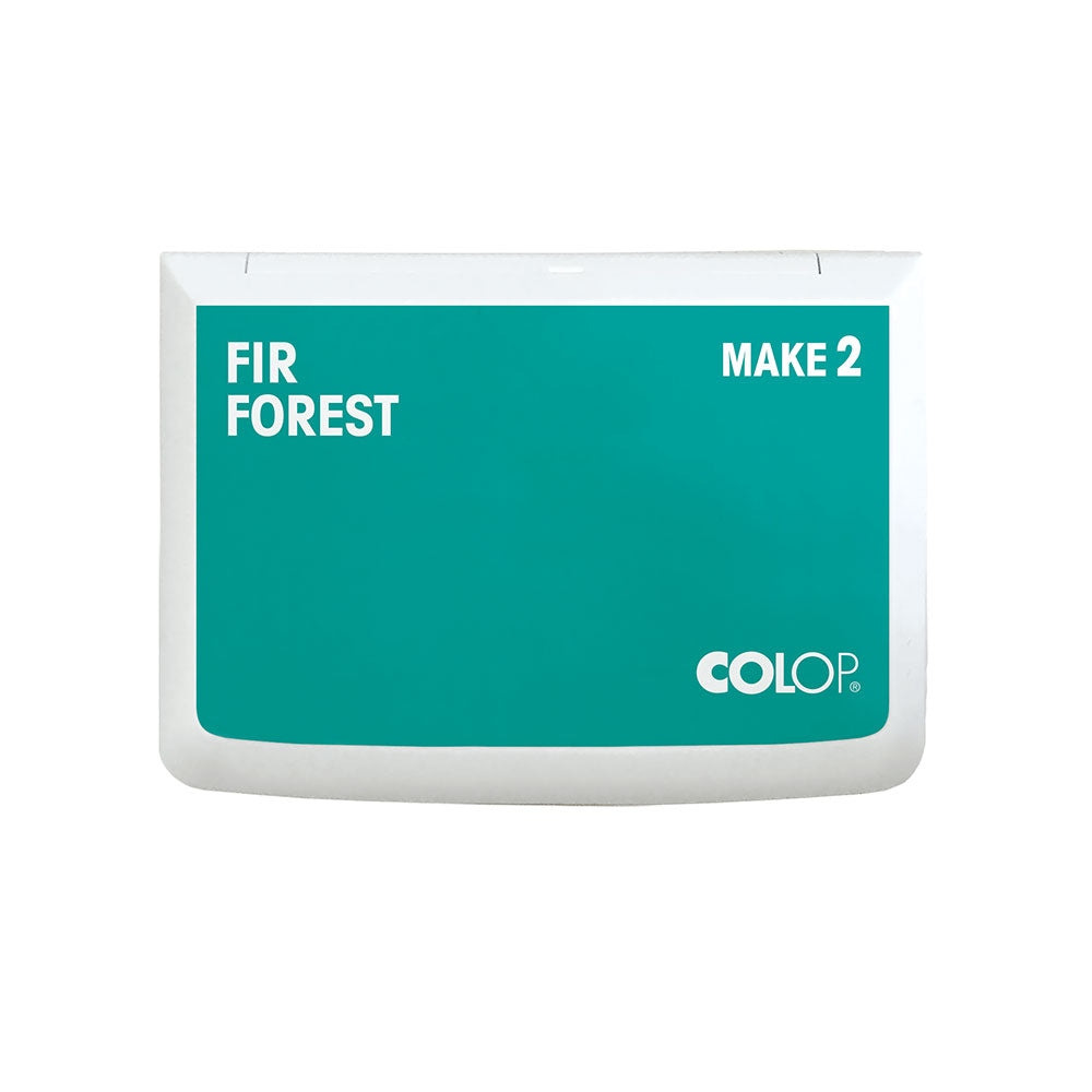 COLOP MAKE Stempelkissen dunkelgrün (fir forest) - kinder-druckerei.de