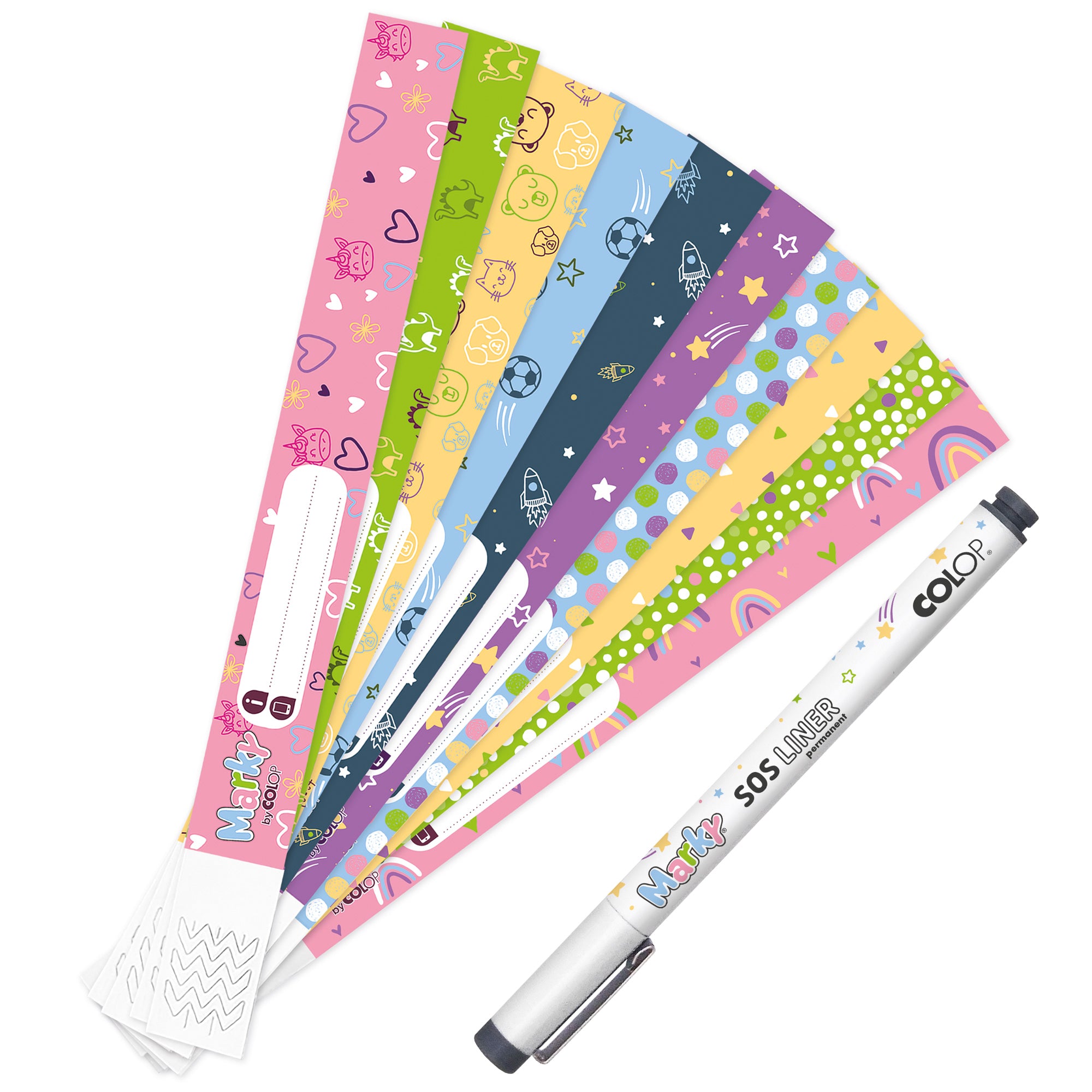 Colop Marky SOS Armbänder (20 Stück) - kinder-druckerei.de