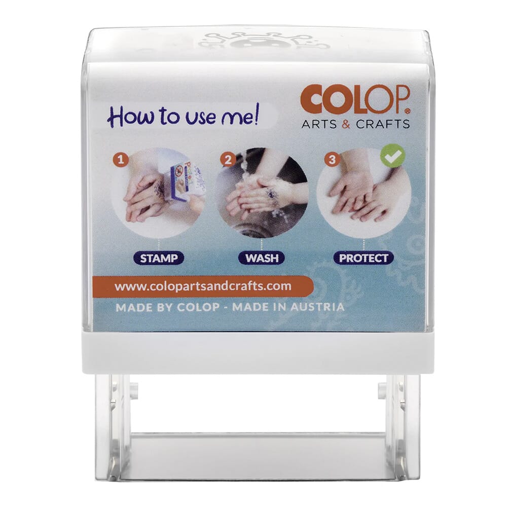 SALE - Protect Kids Stamp - Colop Printer 20 Microban (38x14 mm)