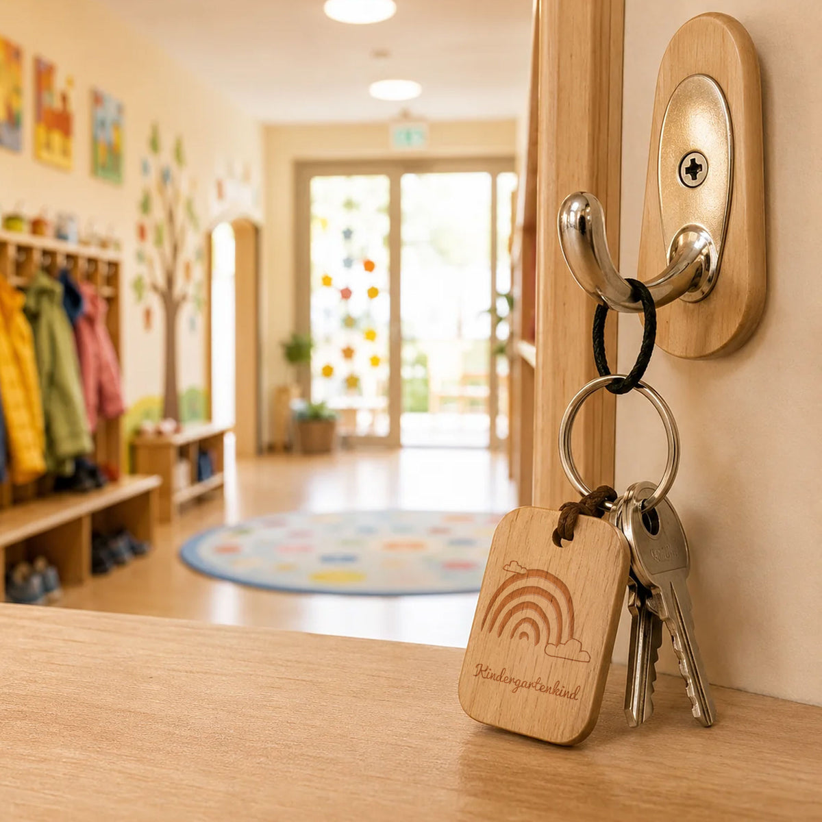 Holz Schlüsselanhänger mit Gravur – individuell gestalten