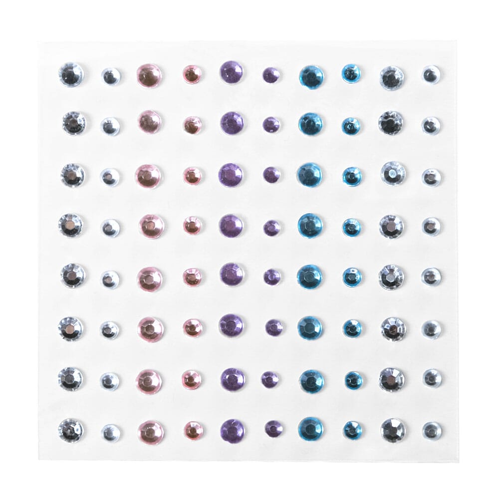 LaDot Tattoostempel-Set Sterne mit Strasssteinen (Set 4)