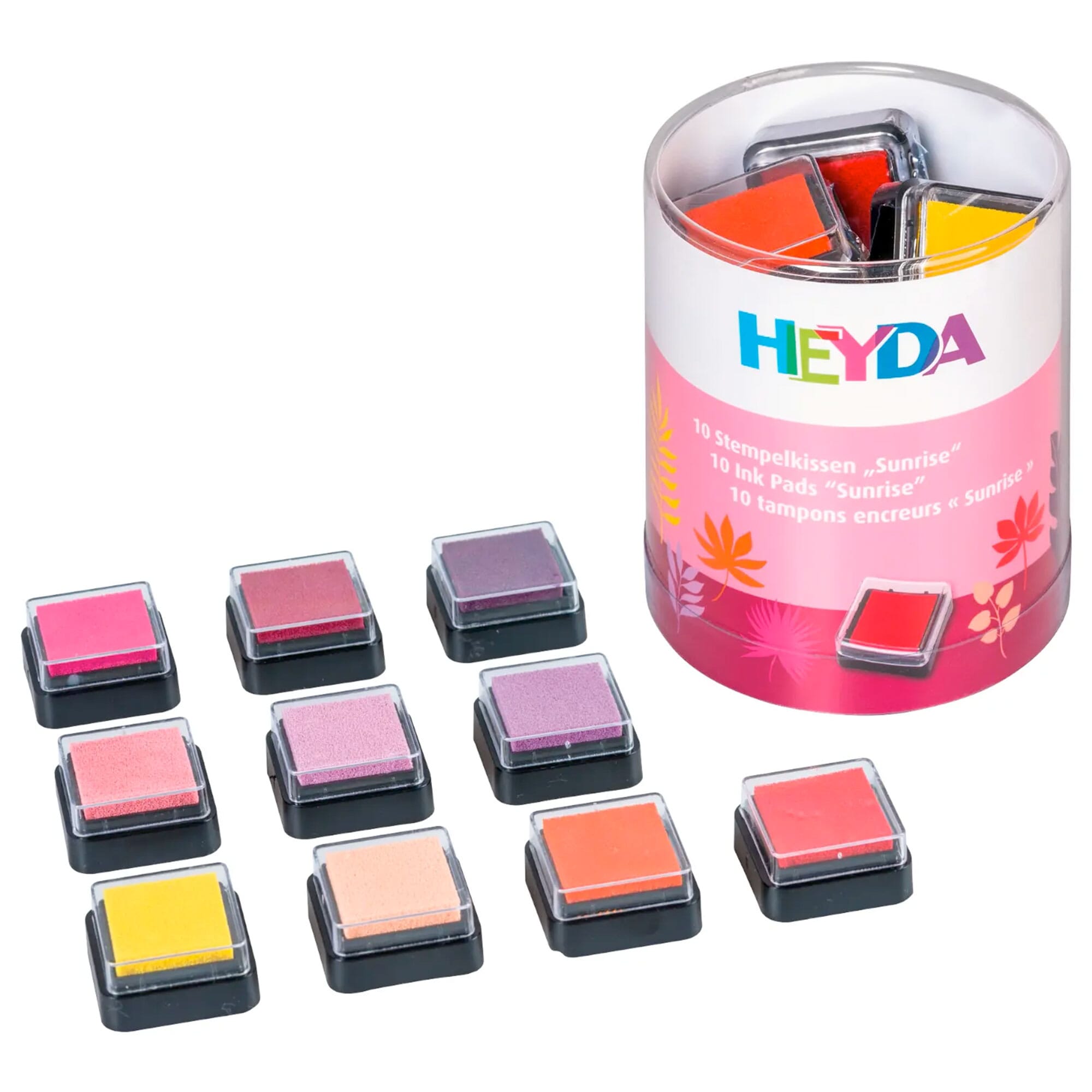 HEYDA Stempelkissen Set-Mini "Sunrise" (10 Stück)