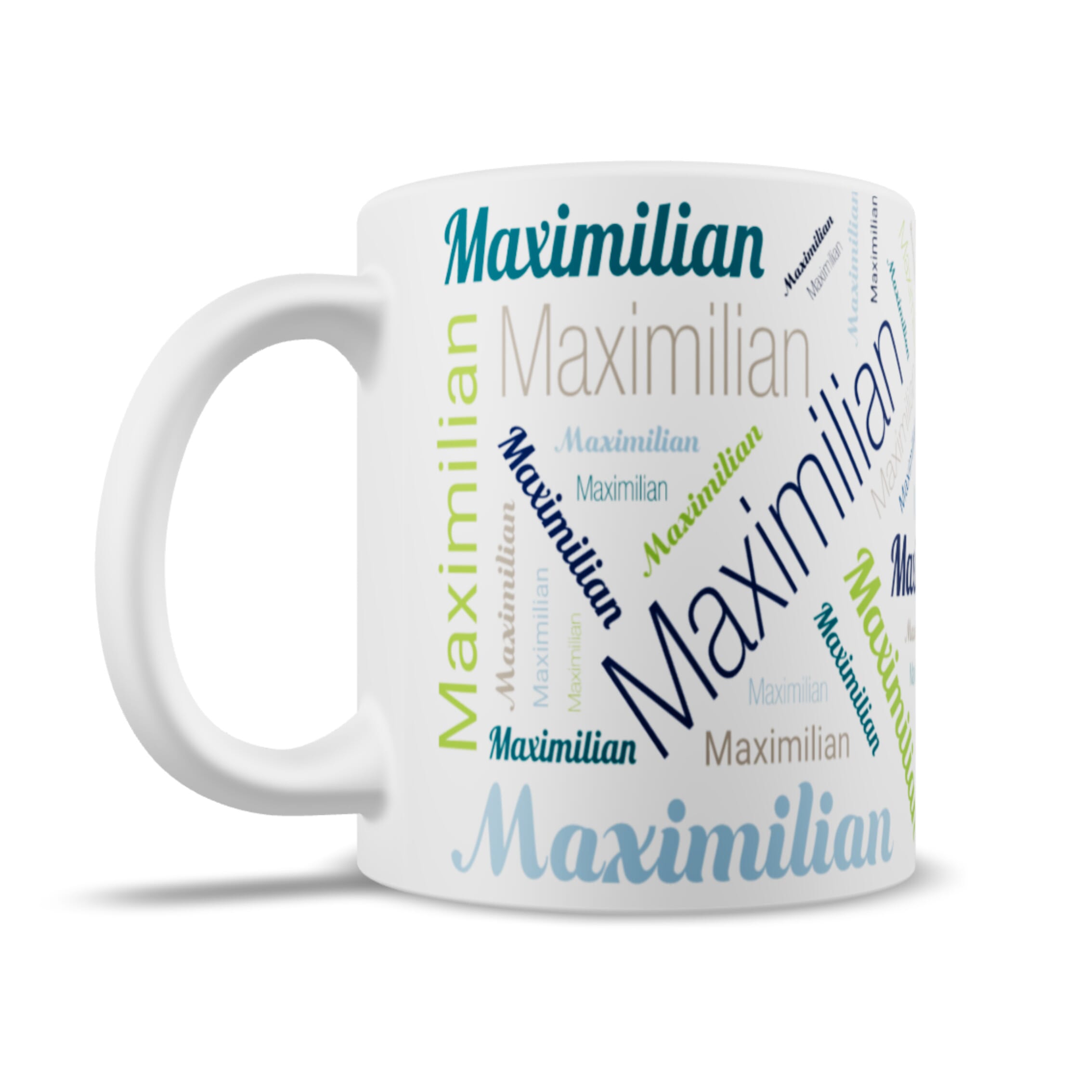 Personalisierte Keramiktasse mit Namen – Individuell bedruckte Tasse als Geschenkidee