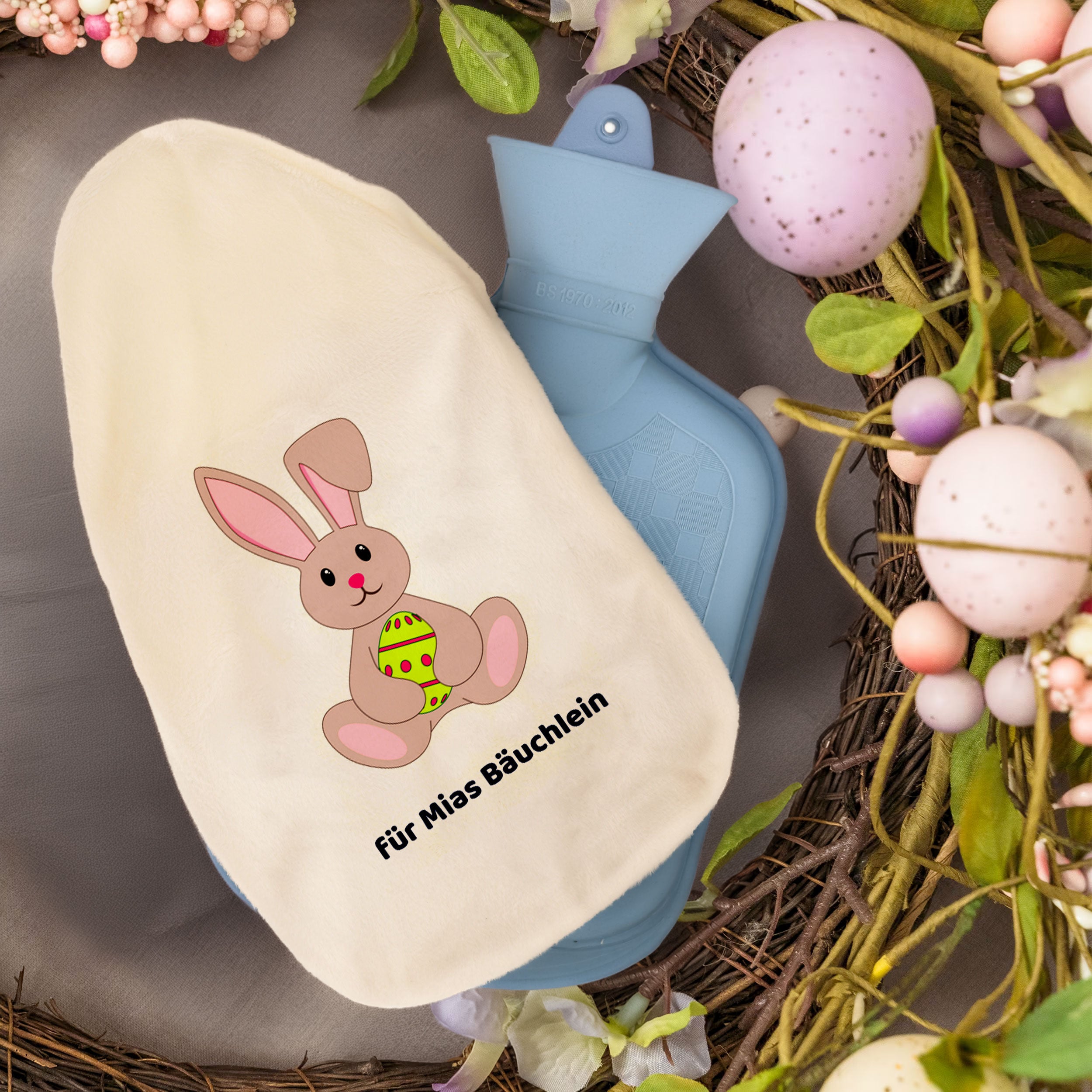 Personalisierte Wärmflasche mit Kindermotiv & Namen - kinder-druckerei.de